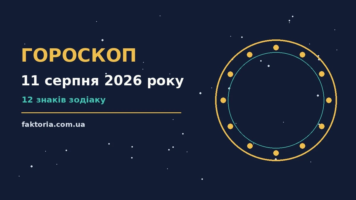 Щоденний гороскоп на 11 серпня 2026 року: енергія вівторка та ключові моменти для кожного знака