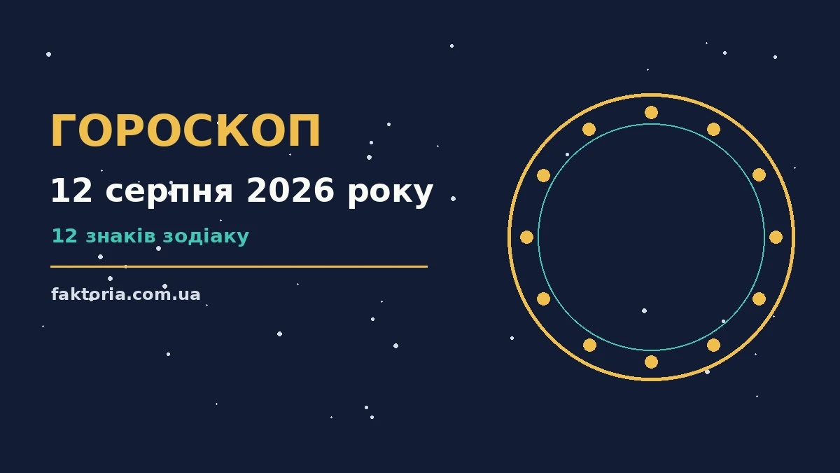Щоденний гороскоп на 12 серпня 2026 року: практичні поради для роботи, фінансів і стосунків