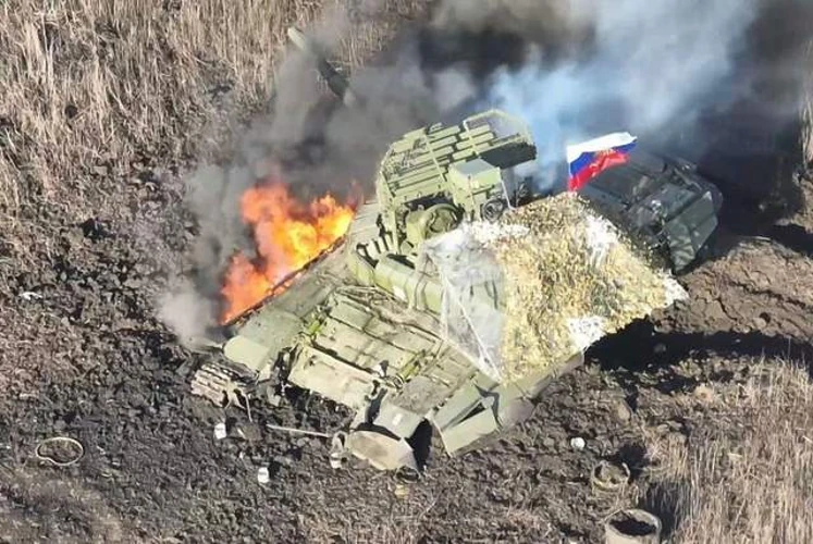 Знищена російська військова техніка на українському фронті