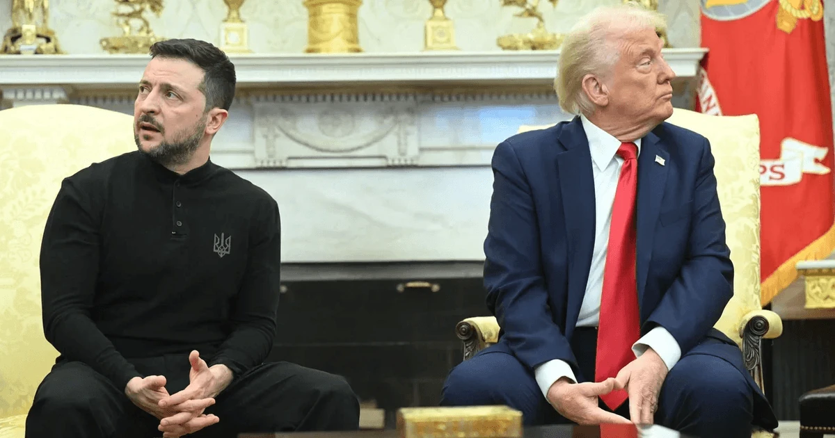 Президент США Дональд Трамп і президент України Володимир Зеленський в Овальному кабінеті Білого дому у Вашингтоні, 28 лютого